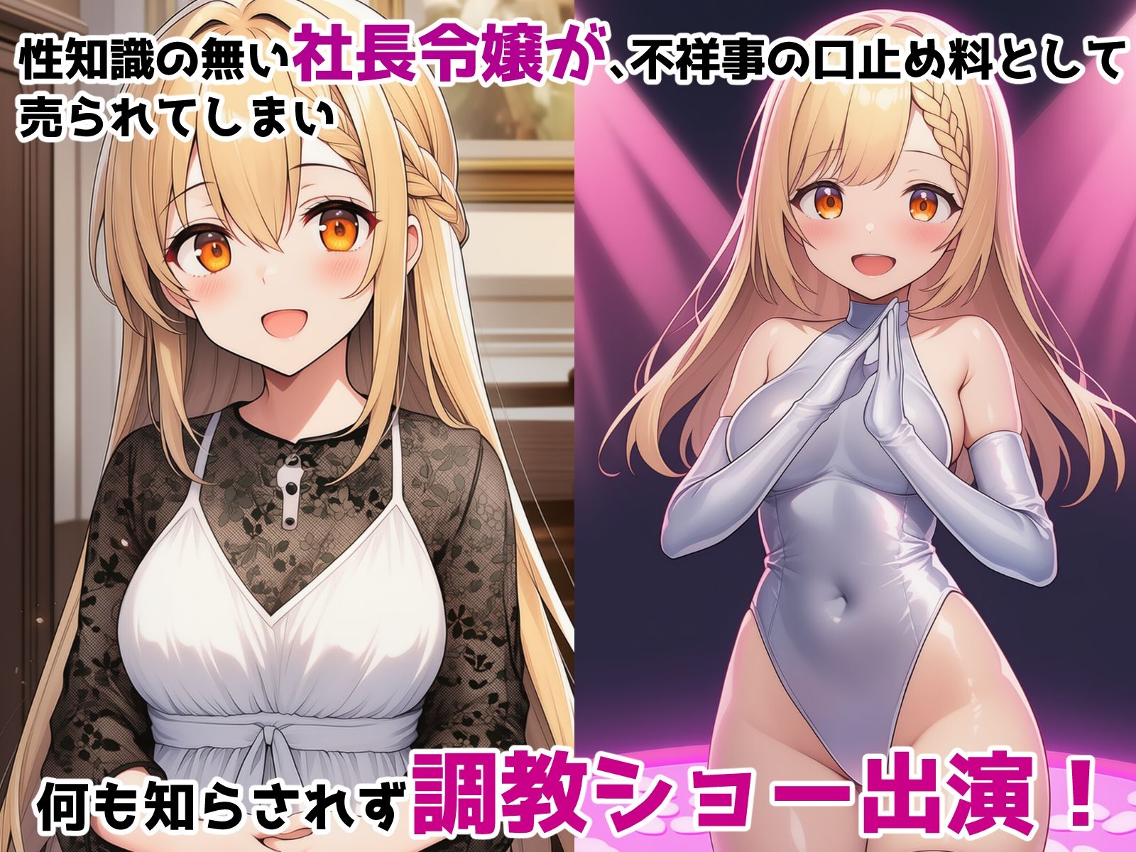 秘密クラブ快楽調教ショーvol.4〜無知な社長令嬢をイキ狂いにする話 サンプル1ページ目