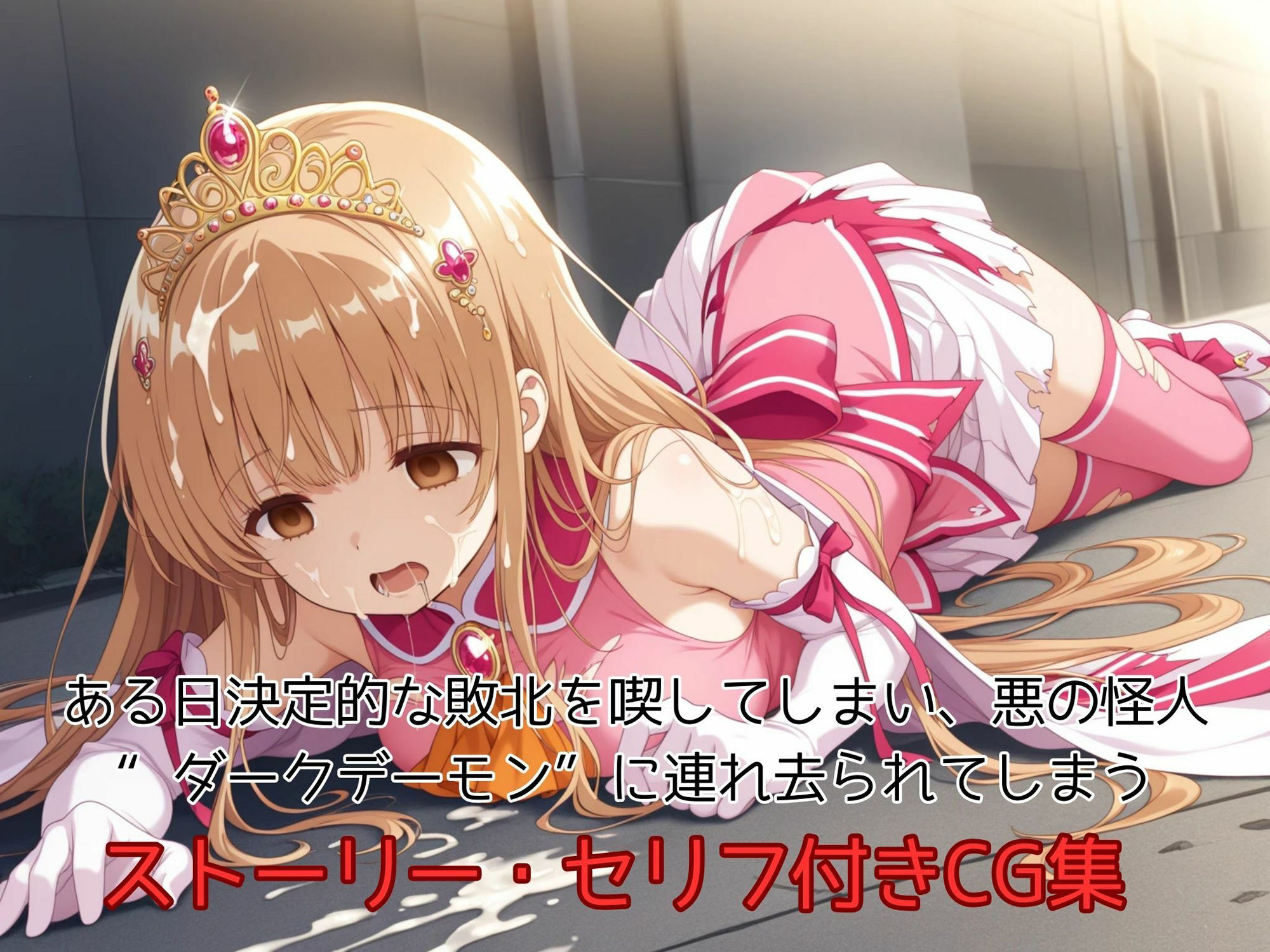 魔法少女真昼、怪人に堕つ サンプル2ページ目