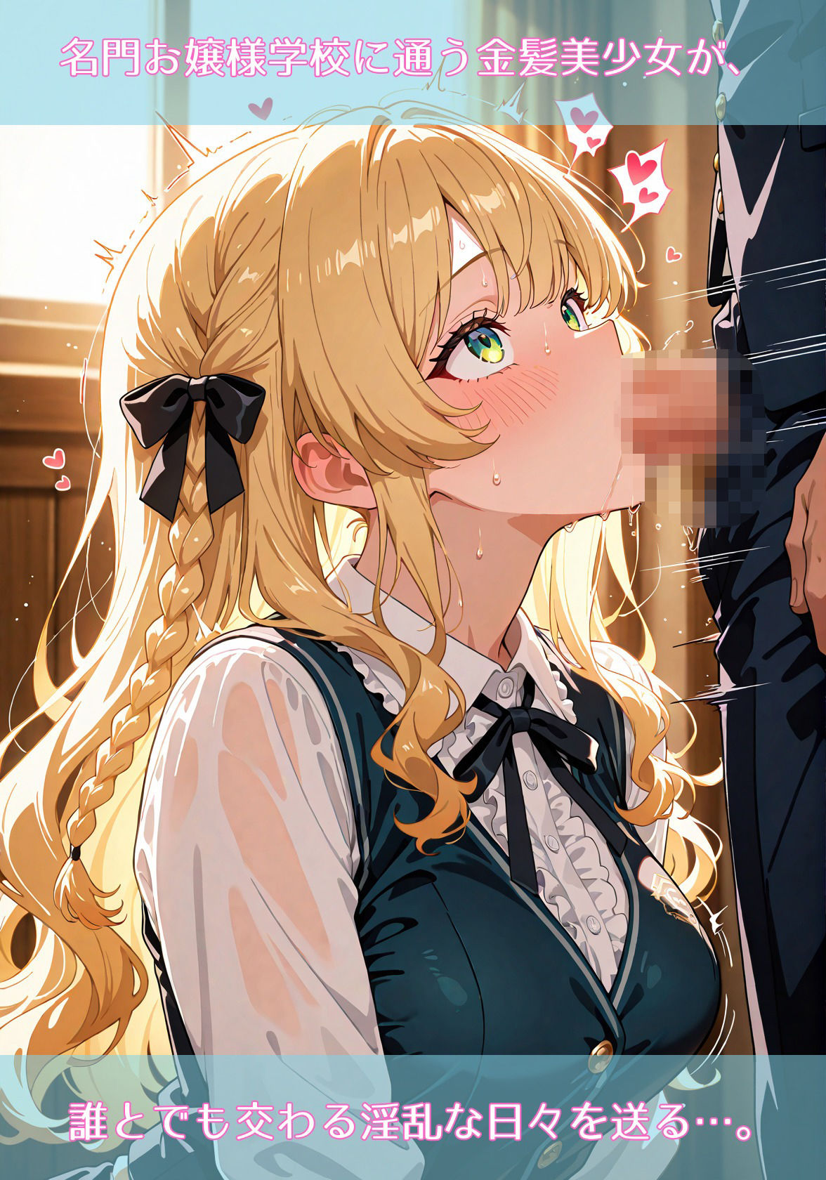 変態お嬢様が学校中を中出しNTR  『お兄様、ごめんなさい…でも、気持ち良すぎて止まらないの…』 サンプル1ページ目