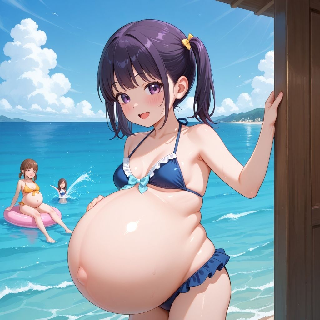 びきにんぷ〜まだまだ夏は終わらない〜 サンプル4ページ目