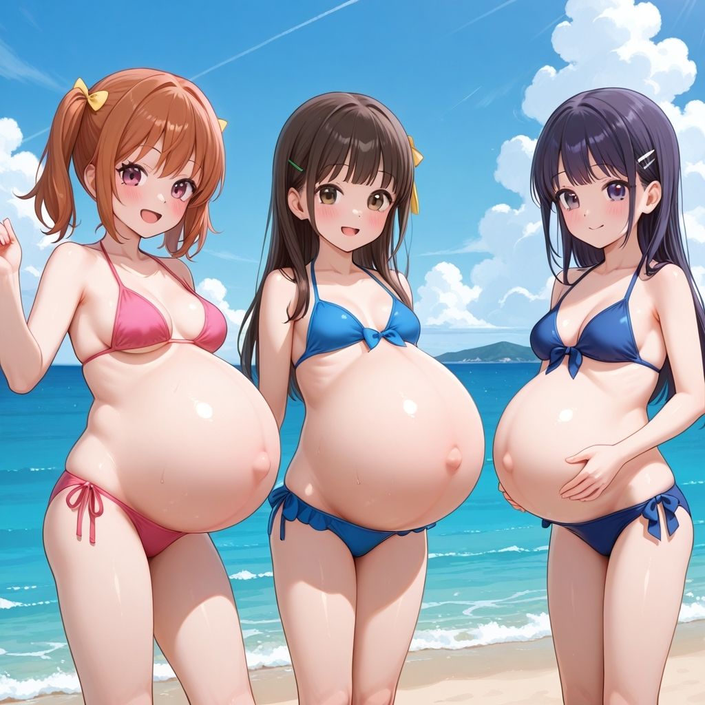 びきにんぷ〜まだまだ夏は終わらない〜 サンプル5ページ目