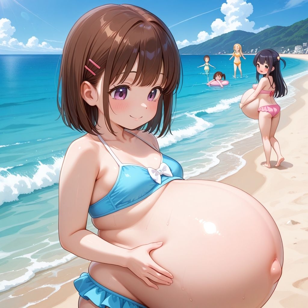 びきにんぷ〜まだまだ夏は終わらない〜 サンプル8ページ目