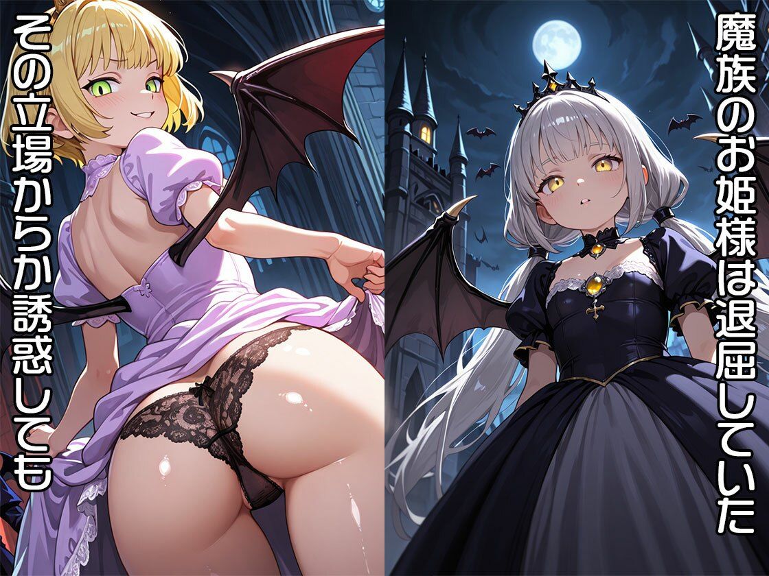 魔族のお姫様夜間にこっそり人間と交わる（CG100枚） サンプル1ページ目