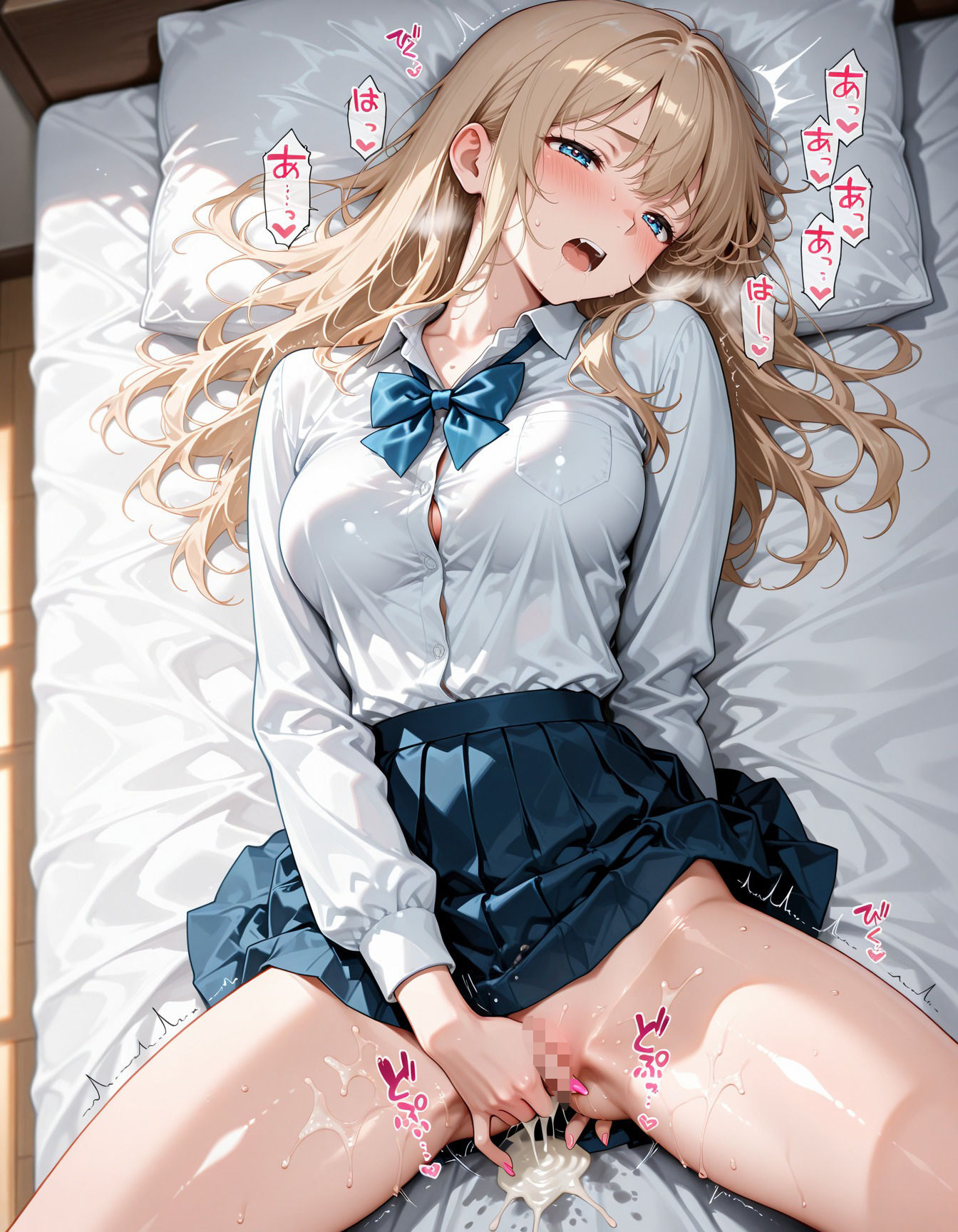 【高画質画像集】金髪女子校生肉便器計画 サンプル4ページ目