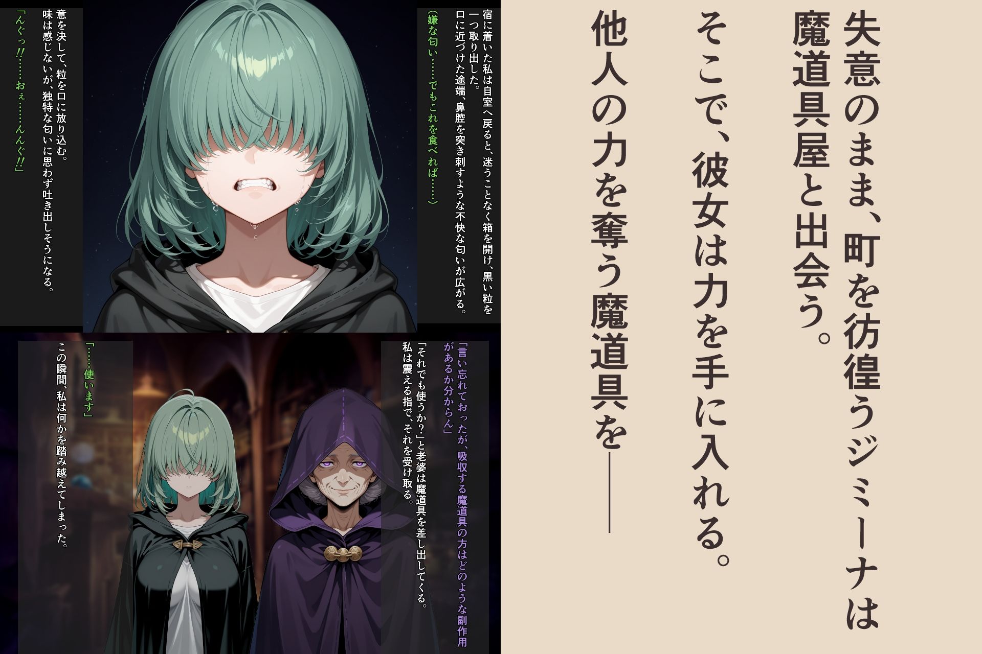 奪うモノ〜喪われる剣技〜 サンプル2ページ目