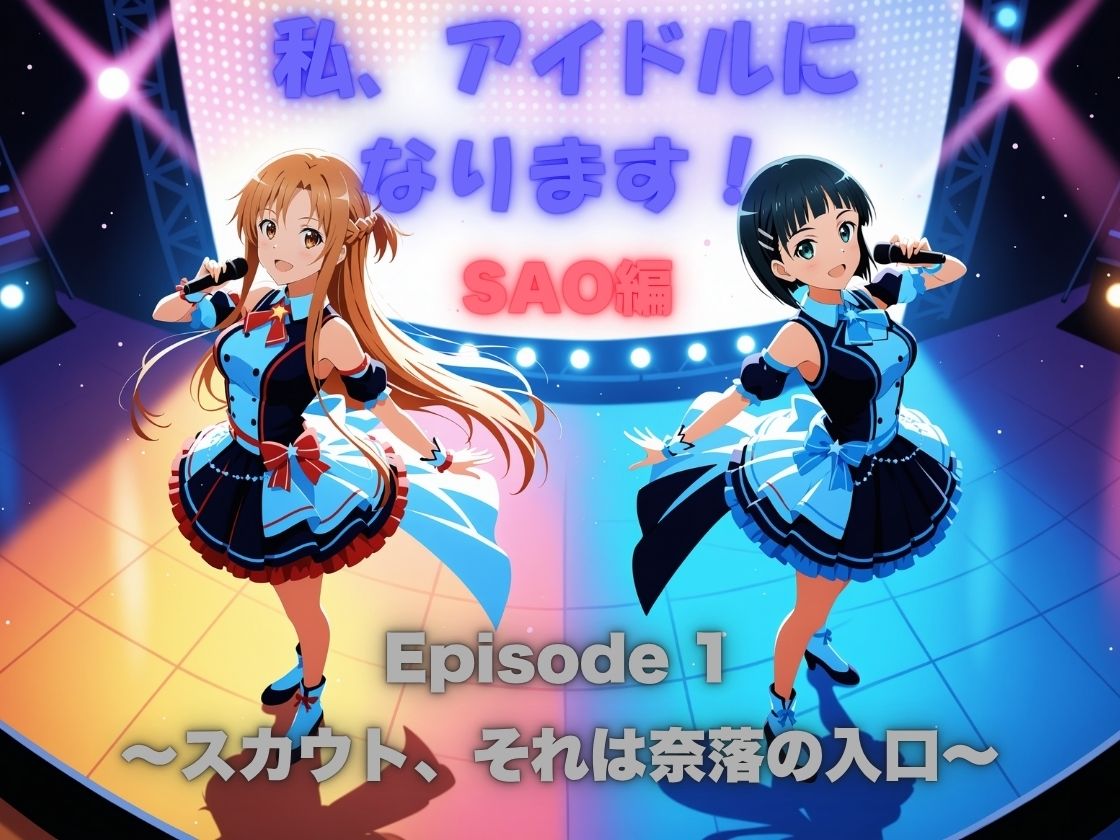 私、アイドルになります！ SAO編 Episode 1 〜スカウト、それは奈落の入口〜 サンプル9ページ目