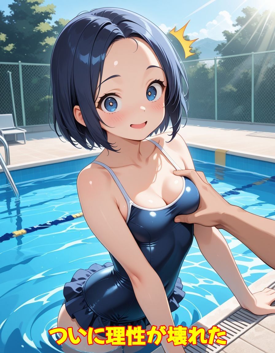 童貞の俺が妹の水着姿に我慢できるはずもなく・・・ サンプル6ページ目