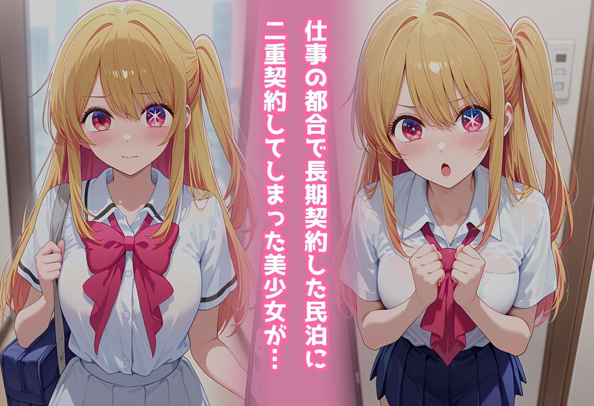 民泊トラブル！？…美少女と突然の強●ルームシェア性活 〜星●ルビー編〜 サンプル1ページ目