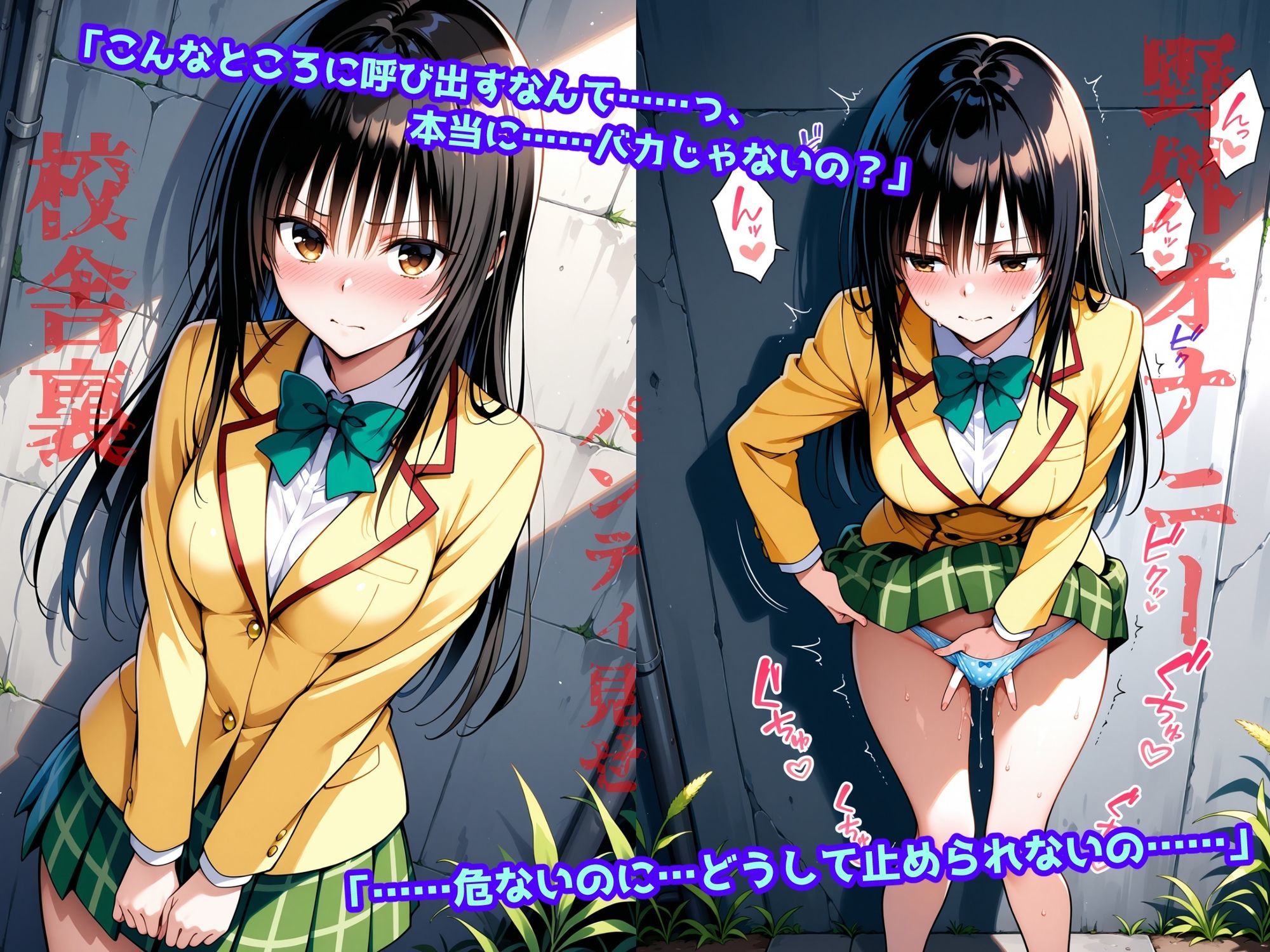 ヒロイン鬼ハメ  ●手川唯と学校でえっちしよっ サンプル3ページ目