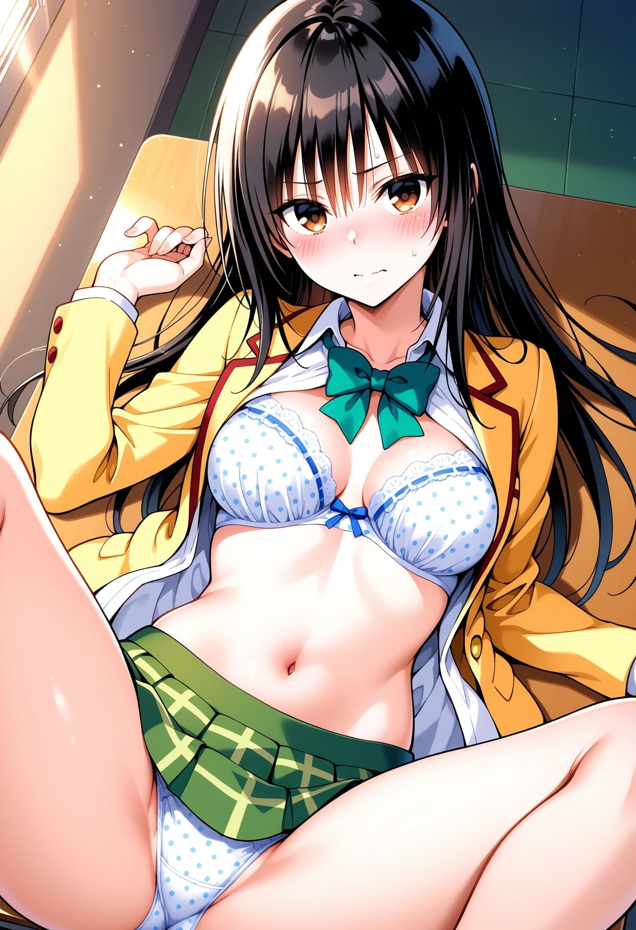 ヒロイン鬼ハメ  ●手川唯と学校でえっちしよっ サンプル8ページ目