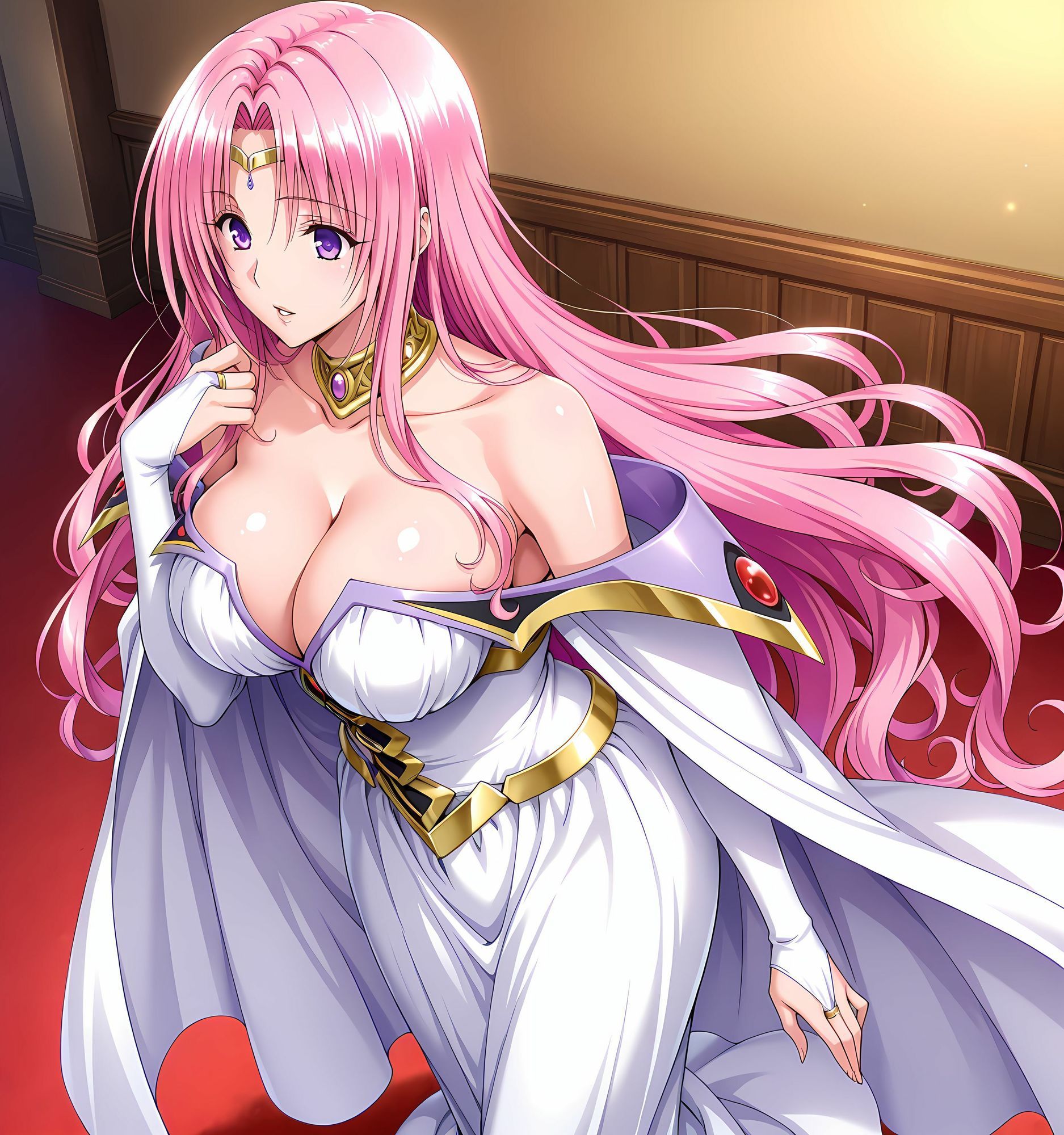 王妃洗脳丸呑み悪堕ち〜淫魔化ドスケベ交尾〜 サンプル2ページ目