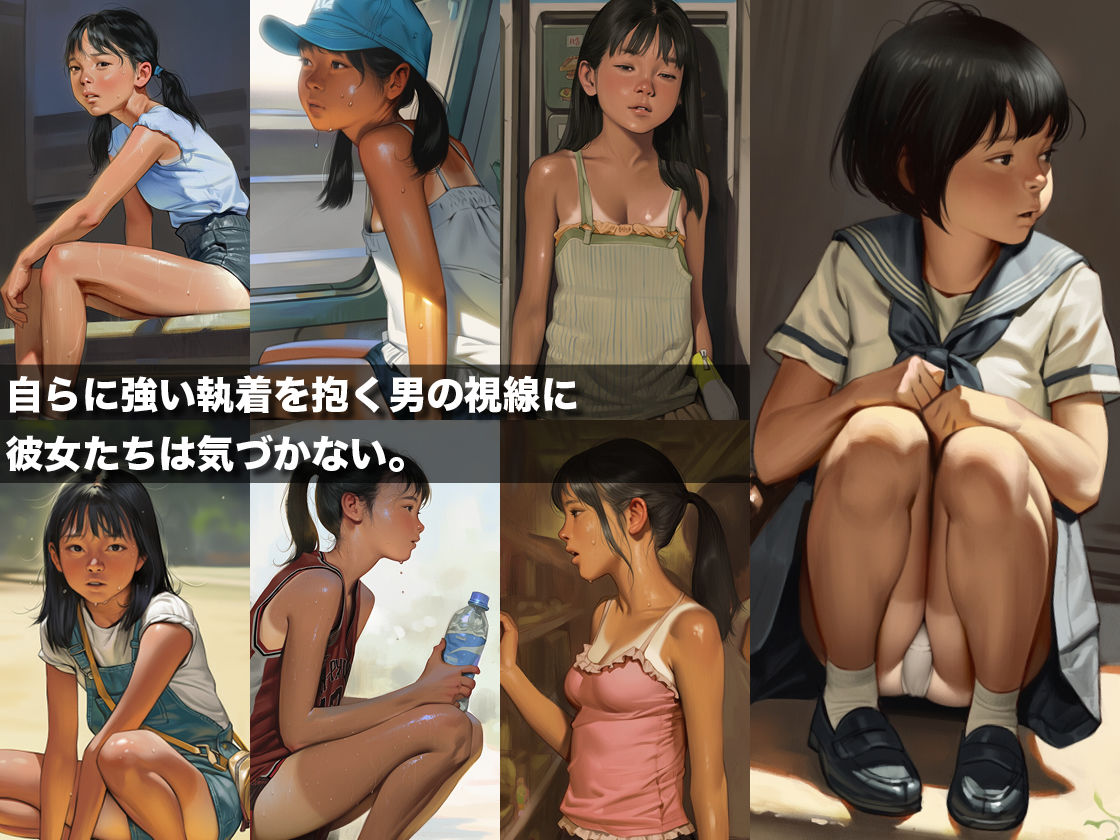 変態中年男の執着 - 夏休みの日焼け少女が誘拐・●物調教され、性奴●に堕ちた記録 サンプル1ページ目