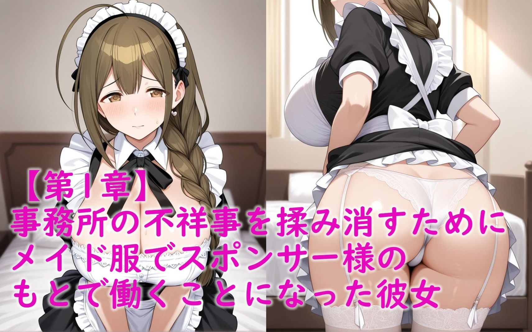 桑〇千雪がメイド姿で枕営業性奉仕＆エロエステで騙されAV撮影 サンプル2ページ目