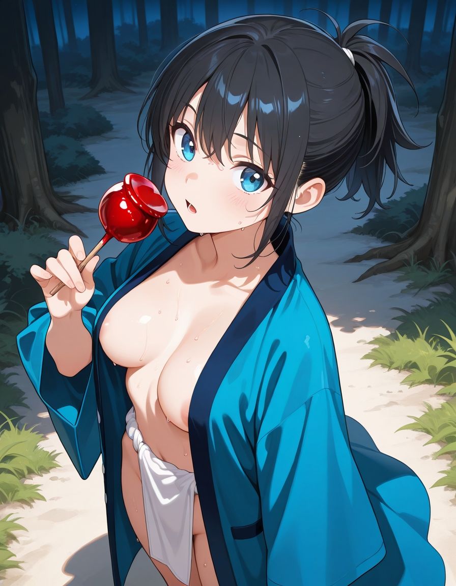 真夏のふんどし娘達夏祭り編 サンプル3ページ目