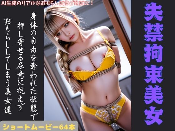 失禁拘束美女