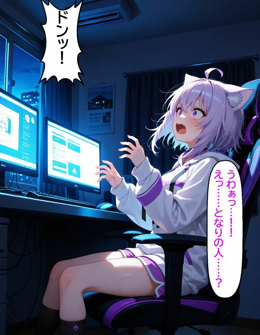 猫〇おかゆ 〜一人でしてる声、隣にバレてました〜 サンプル3ページ目