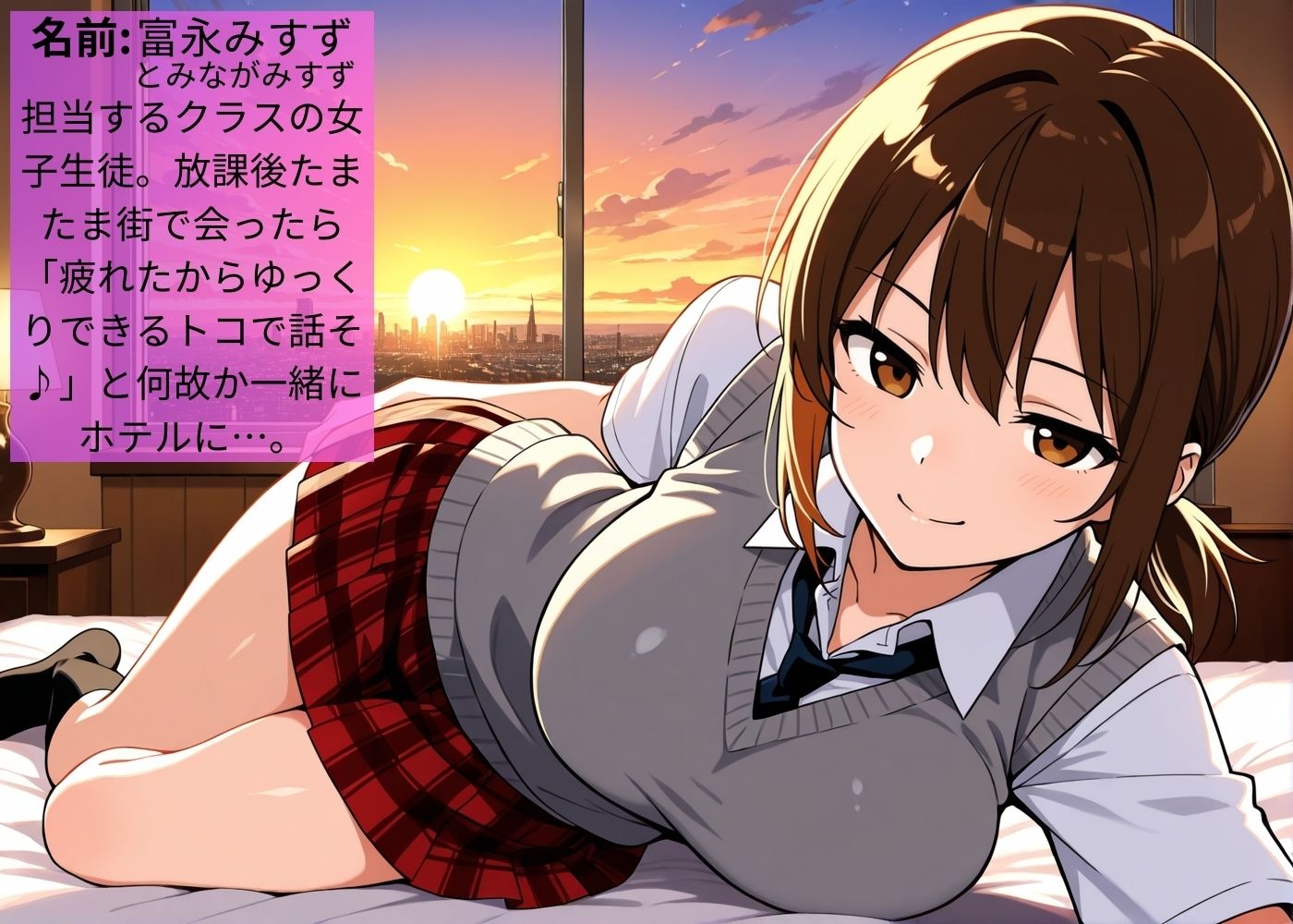 担任教師の僕に痴女ギャル生徒が甘い誘惑で迫ってくるんだが【淫乱】【女子校生】【中出し】【CG500枚】 サンプル1ページ目
