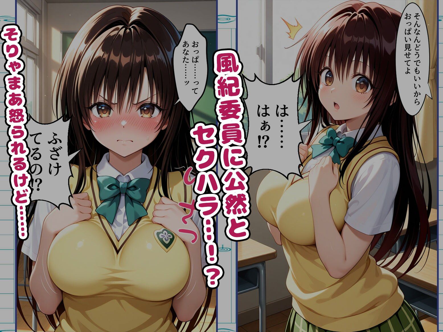 【古〇川編】巨乳のあの子を催●アプリで着せ替えオナホ2話 サンプル1ページ目