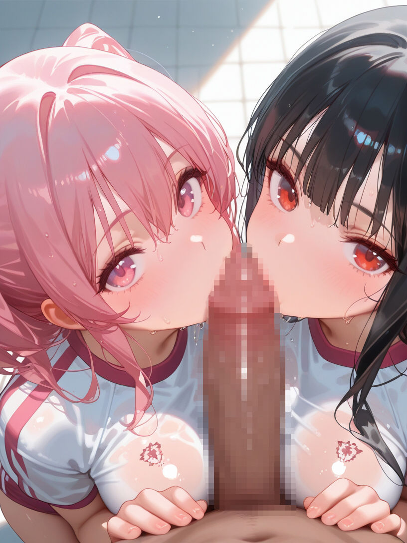 巨乳ブルマ女子とハーレムエッチ サンプル4ページ目