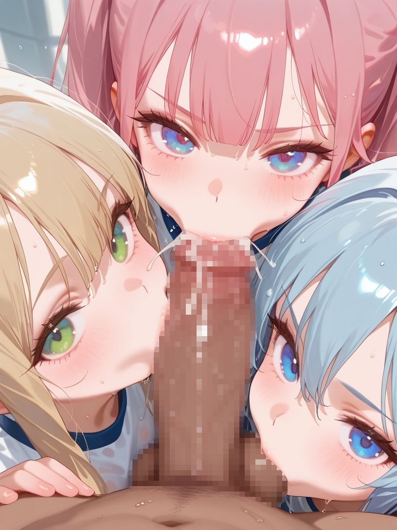 巨乳ブルマ女子とハーレムエッチ サンプル5ページ目