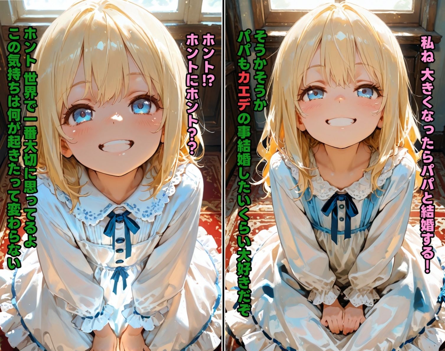 全部パパのせい（はーと） サンプル1ページ目