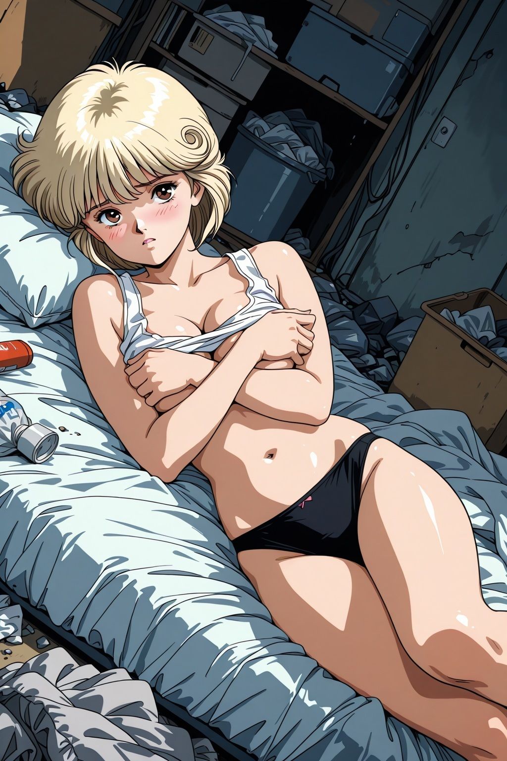 汚部屋に監禁されロストバージン励ましセックス  天●あい サンプル5ページ目