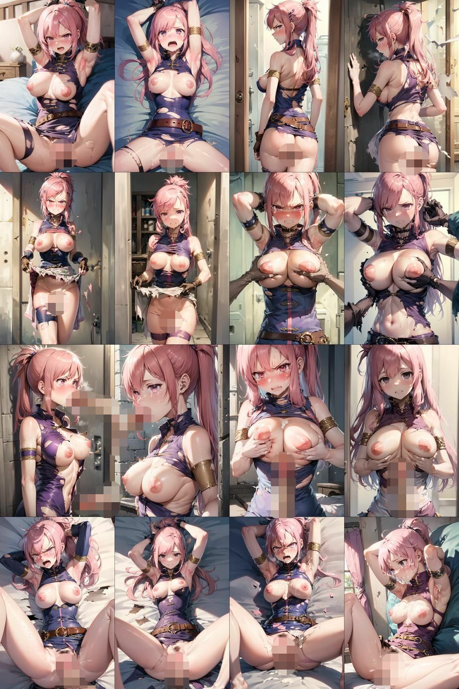 敗北・号泣 女騎士たち（ファイアーエムブレム 聖魔の光石） サンプル10ページ目