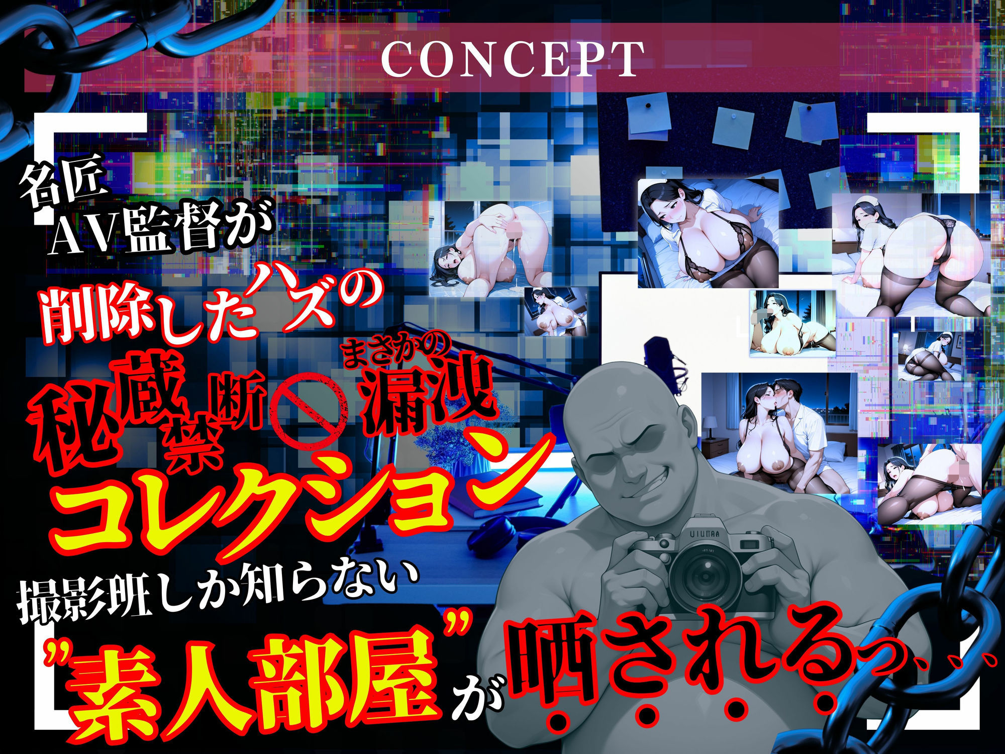 【素人部屋】爆乳むち尻人妻ナース サンプル1ページ目