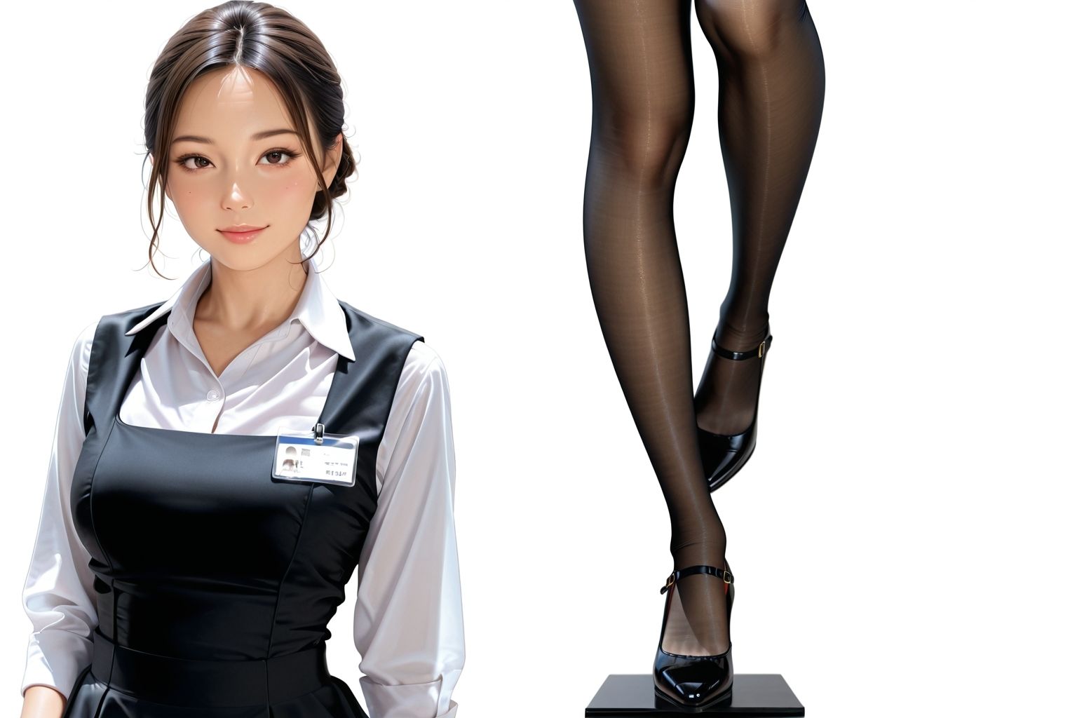 パンスト秘書の巨乳管理 サンプル1ページ目