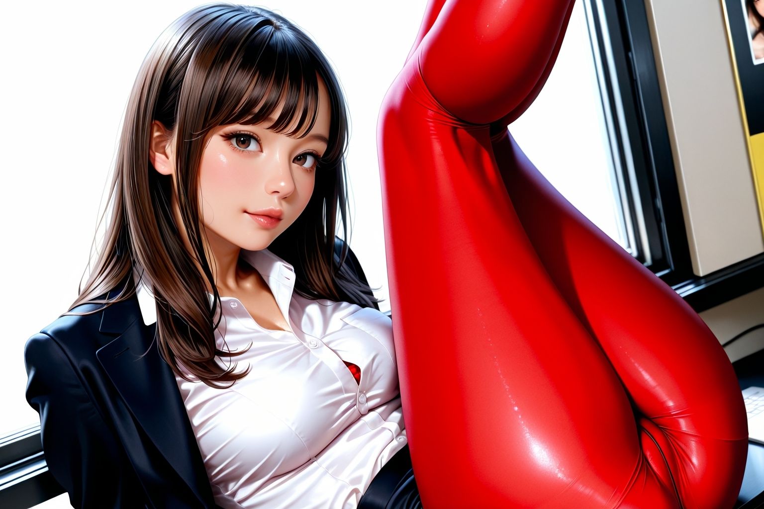 パンスト秘書の巨乳管理 サンプル8ページ目