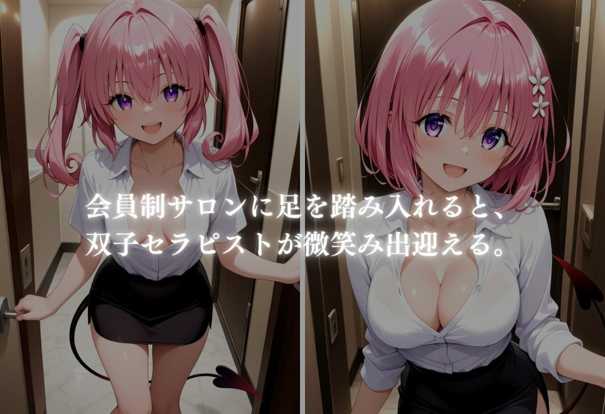 秘密の極上サロン〜双子セラピストのおもてなし〜 ナナ＆モモ編 サンプル3ページ目