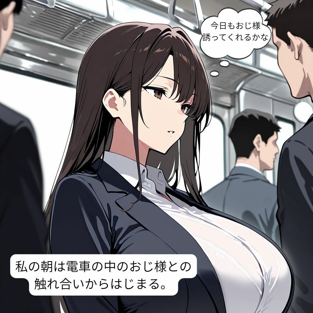 メス堕ち性奴●  社内、学校、職場でも、どこでもOK  おじ様大好き！魅了されてしまったメス達 サンプル1ページ目