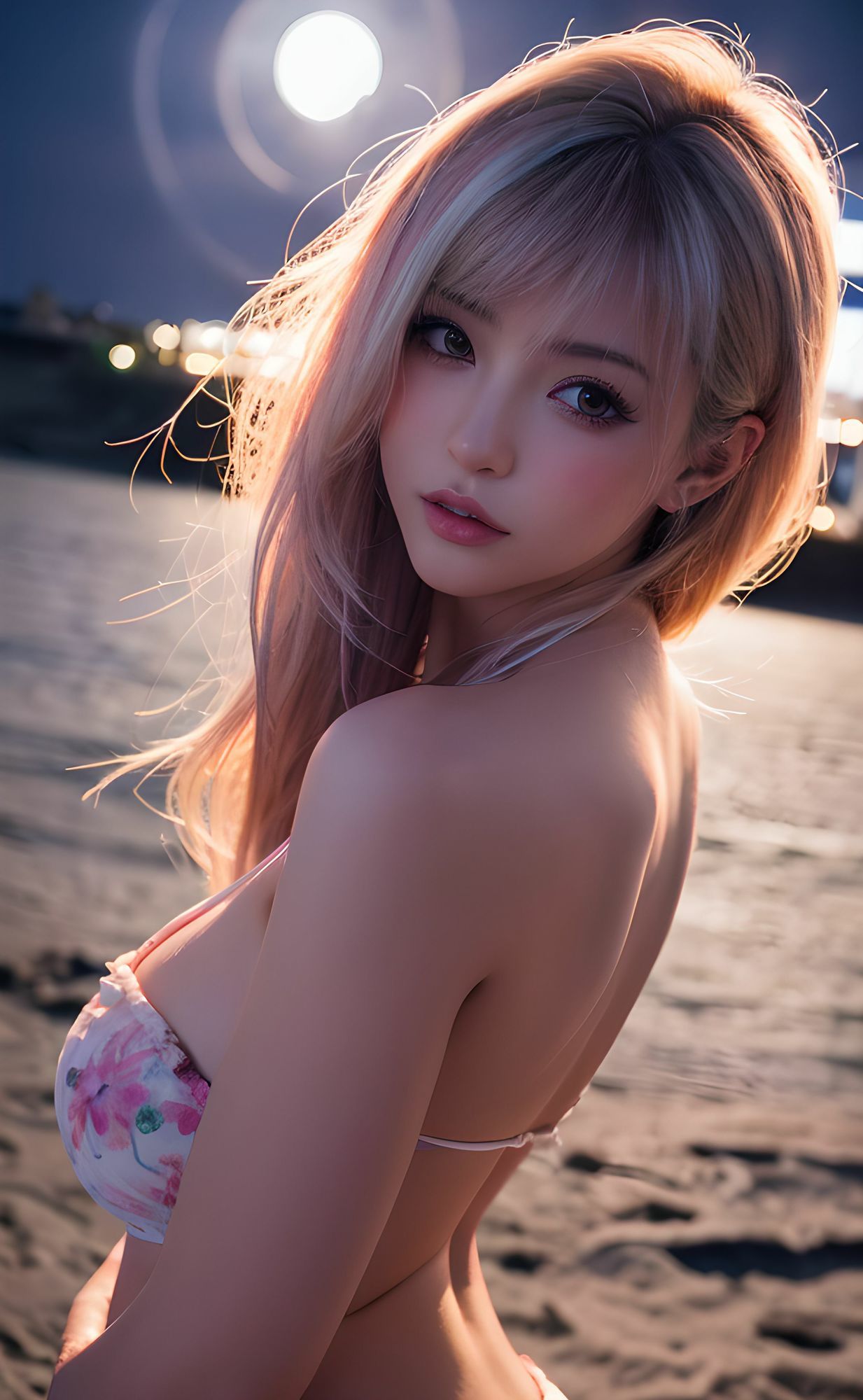 GALGALGAL  〜夏の思い出〜  月明りの下で サンプル3ページ目