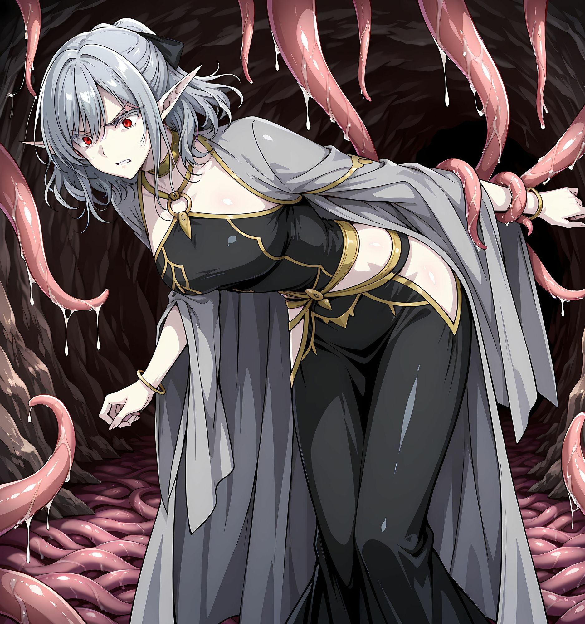 アトゥ洗脳丸呑み悪堕ち〜淫魔化搾精〜 サンプル3ページ目