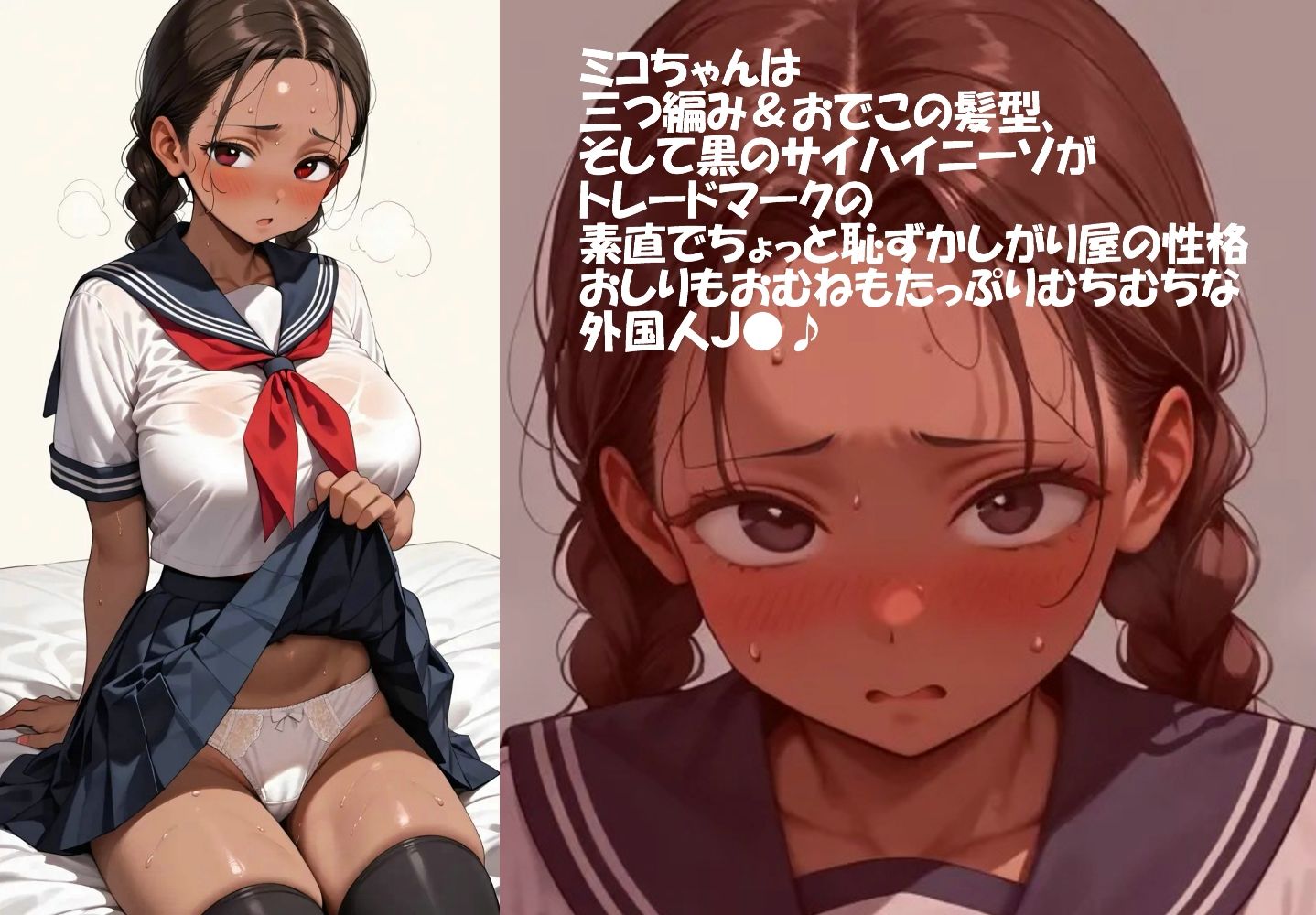 オナサポぱんちらオンリーCG集〜ミコちゃん編〜 サンプル2ページ目