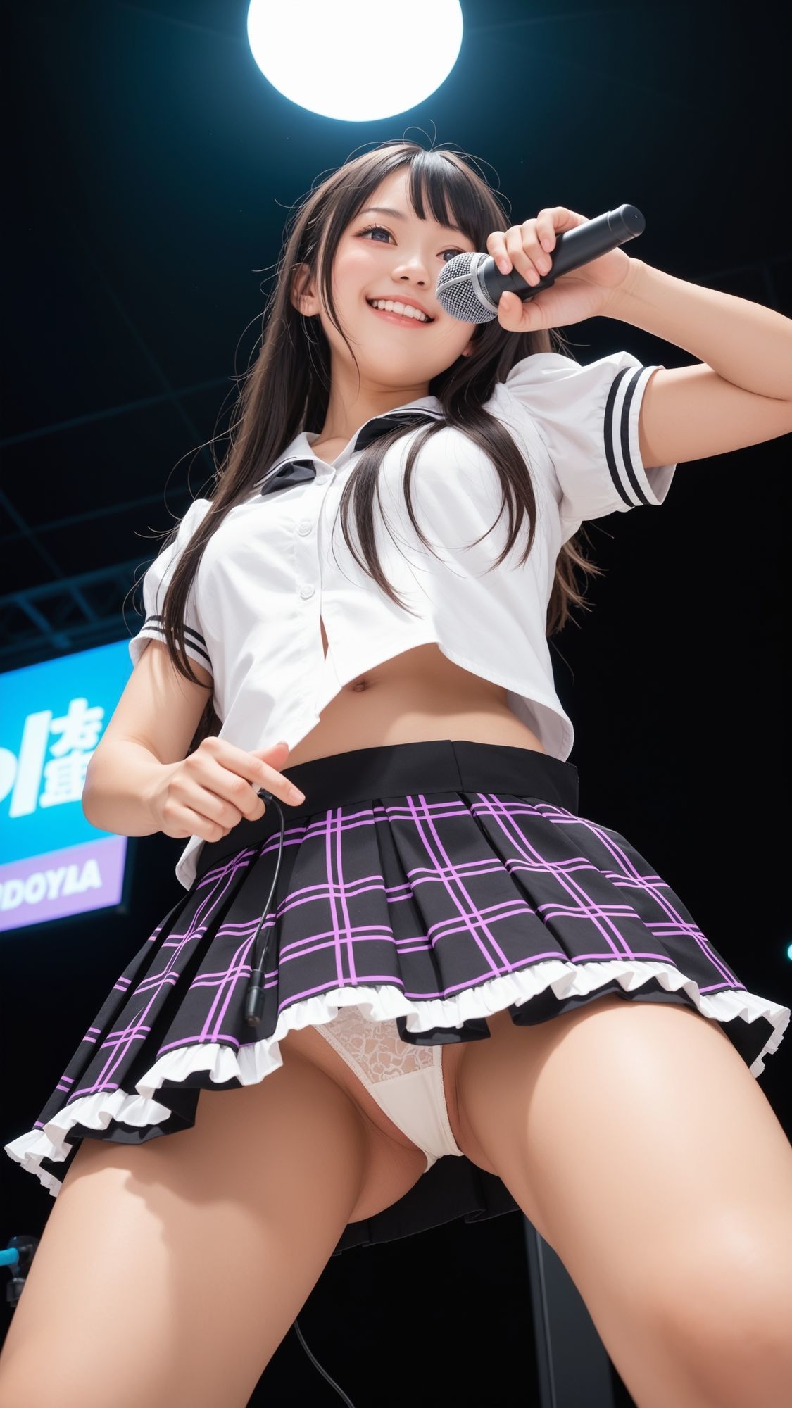 【動画】最前列パンチラアイドルステージ サンプル7ページ目