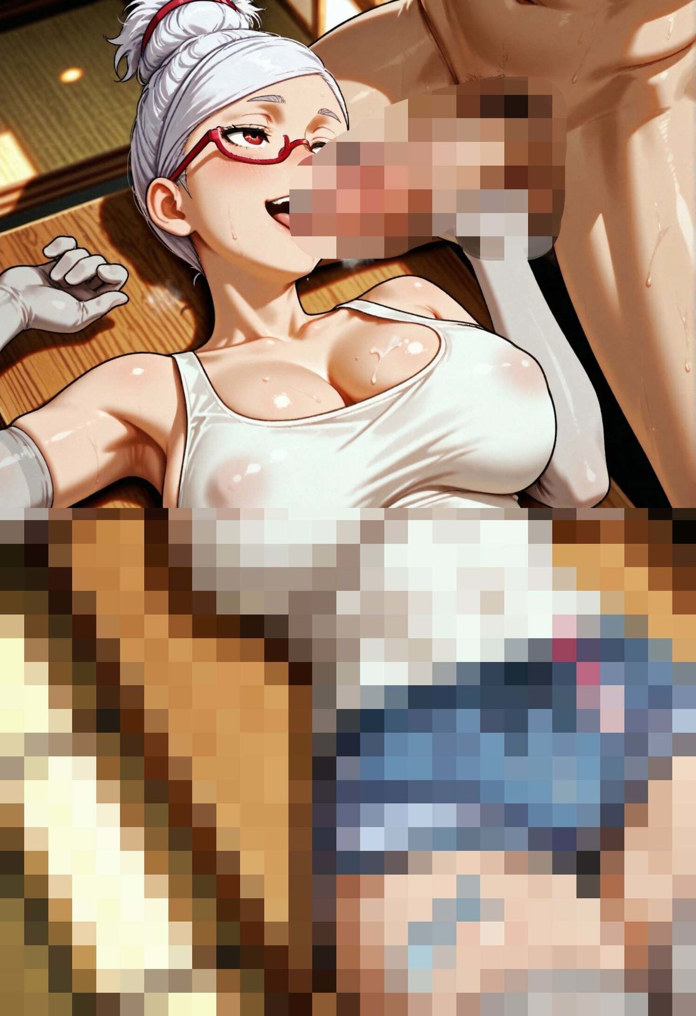 おか〇ん x せい〇 イラスト集（厳選） サンプル7ページ目