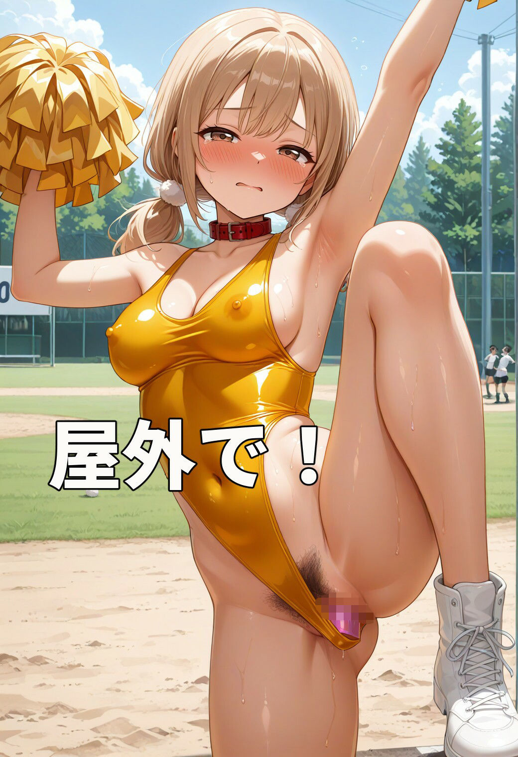 露出部活動報告 女子部員達の羞恥と性処理の日々！ サンプル5ページ目
