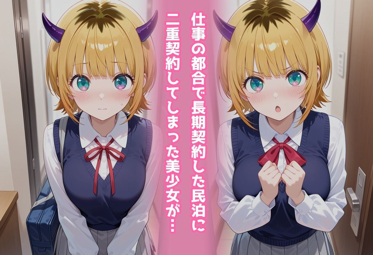 民泊トラブル！？…美少女と突然の強●ルームシェア性活 〜ME●ちょ編〜 サンプル1ページ目