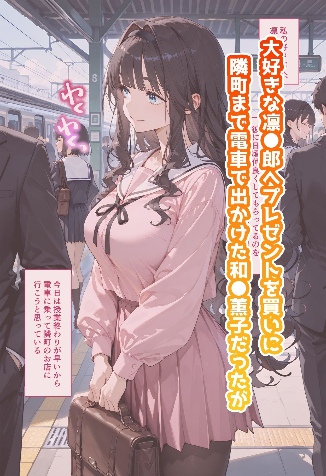 【動画付き】和◯薫子のいちばん長い日〜痴●にイカされまくり処女を奪われる純情少女〜 サンプル1ページ目