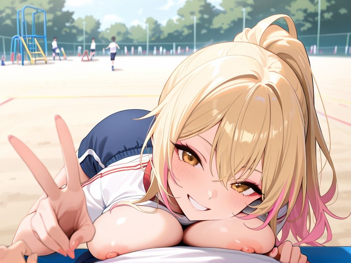 射精大会 -爆乳ブルマ体育祭編- -School Sex- 【CG500枚】 サンプル3ページ目