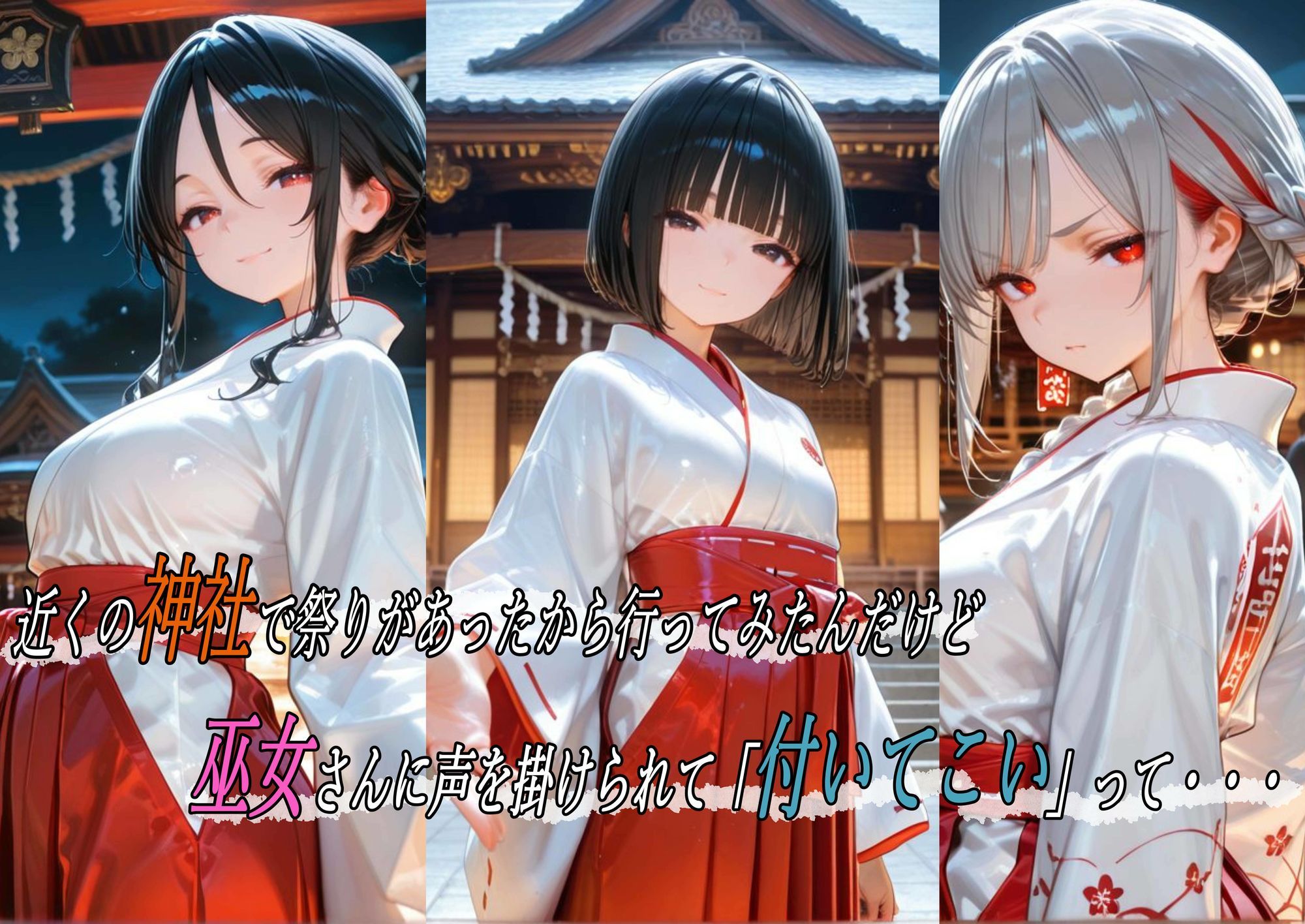 巫女のヒメゴト4 〜近くの神社でなんか、玉と串が必要らしい〜 サンプル4ページ目