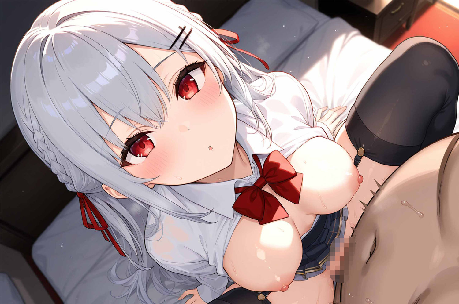 アイドルな葉加瀬冬雪ちゃんと着衣エッチ サンプル4ページ目