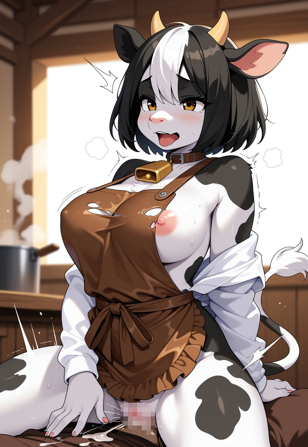 牛娘のコスプレ撮影会 サンプル6ページ目