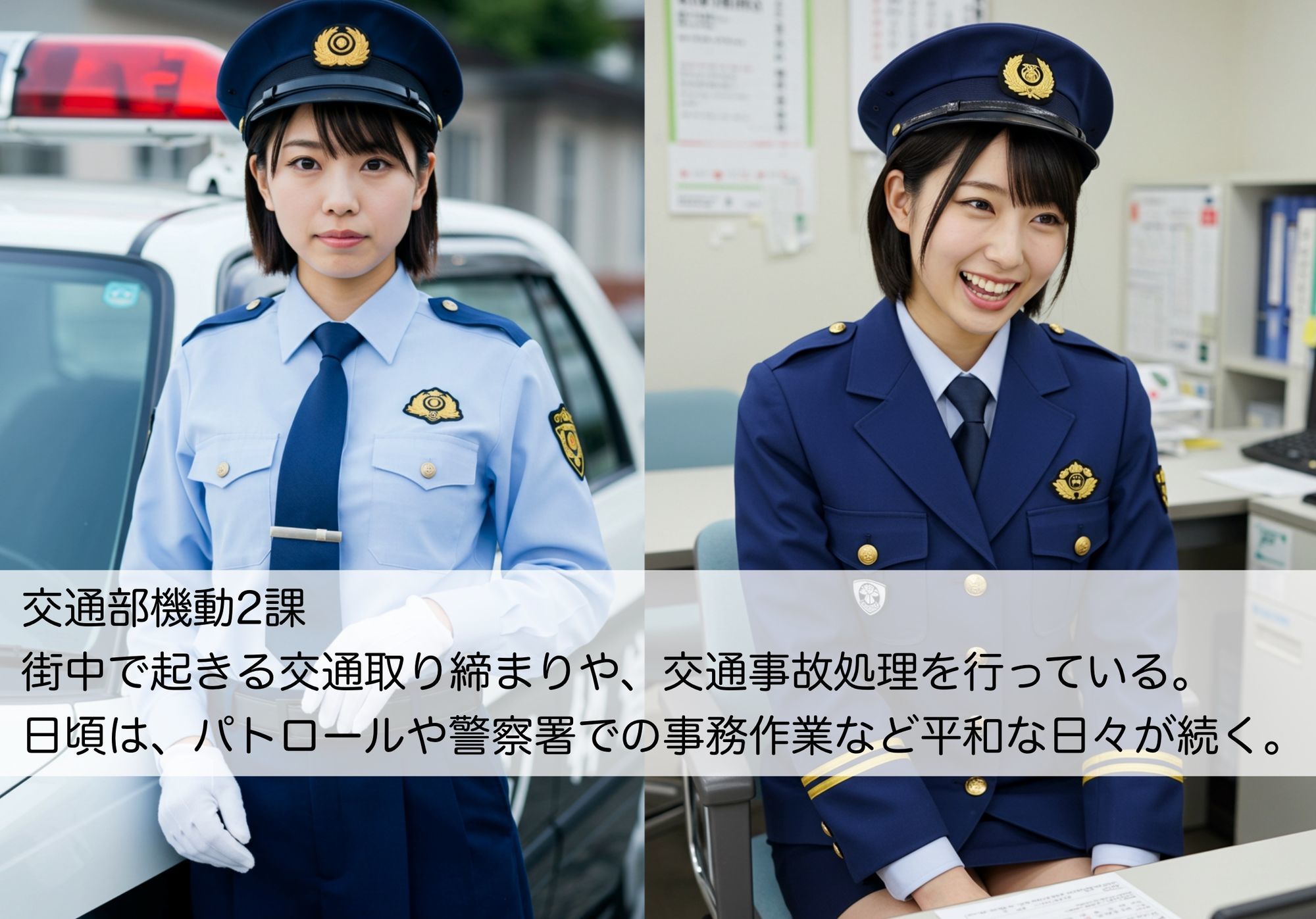 超絶警察官  出動！交通部機動2課！ サンプル1ページ目