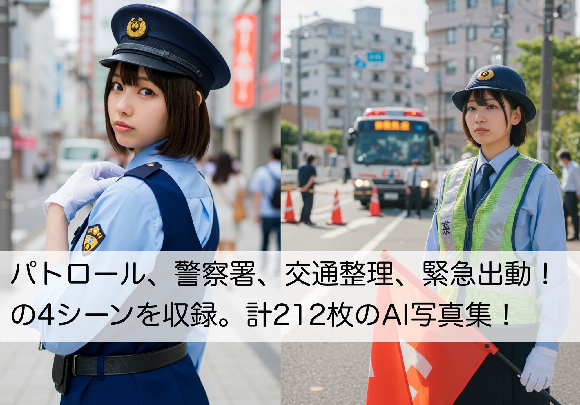 超絶警察官  出動！交通部機動2課！ サンプル2ページ目