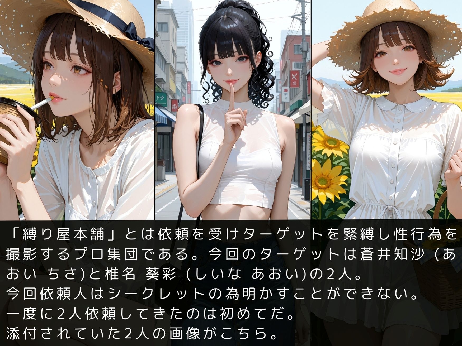 縛り屋本舗〜蒼井 知沙と椎名 葵彩の緊縛報告書 サンプル5ページ目
