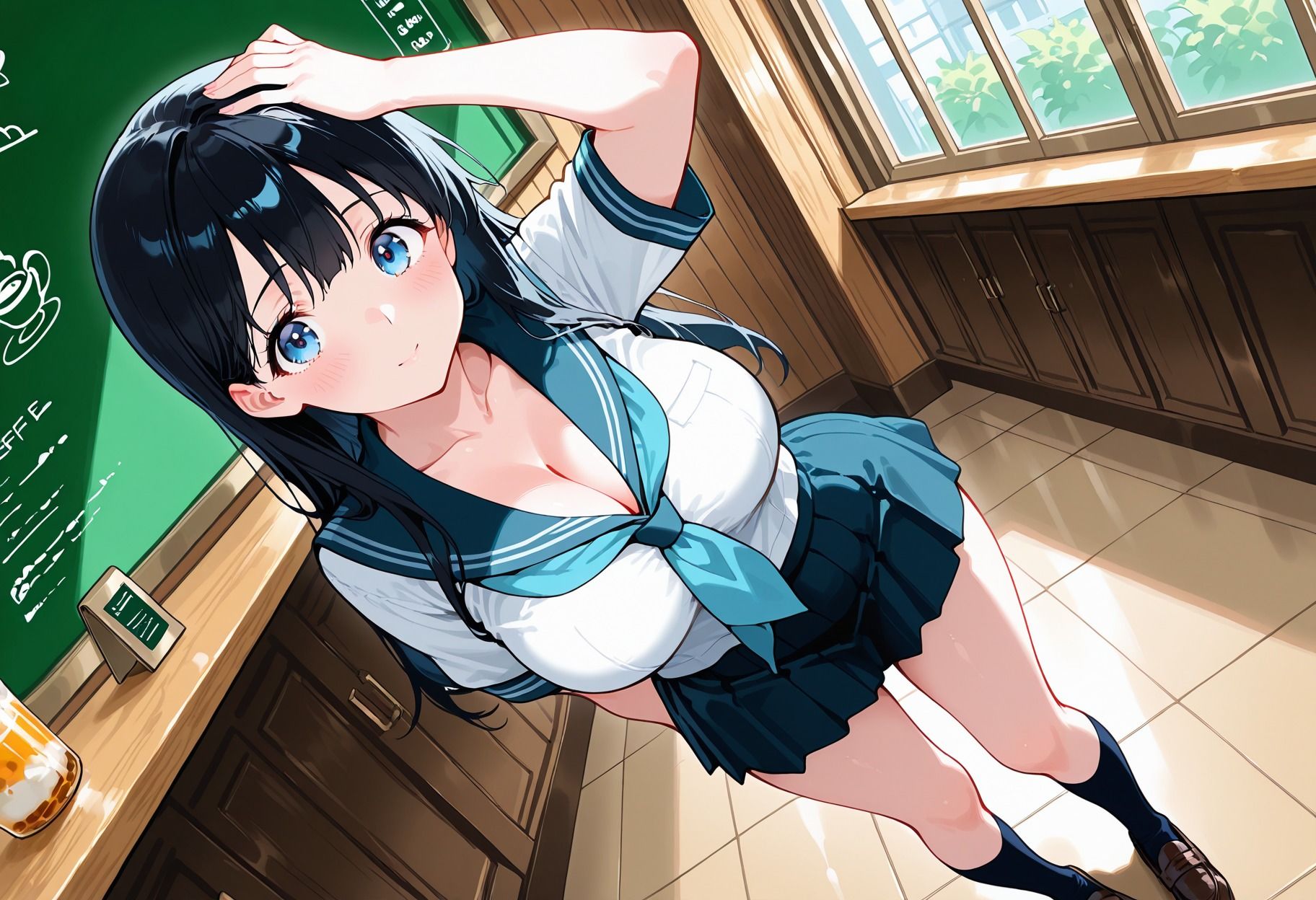 爆乳パパ活優等生編 サンプル1ページ目