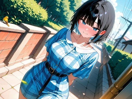 会社に内緒で付き合っている大好きな後輩と出張中に内緒でコスプレSEX（リゼロ レム編） サンプル2ページ目