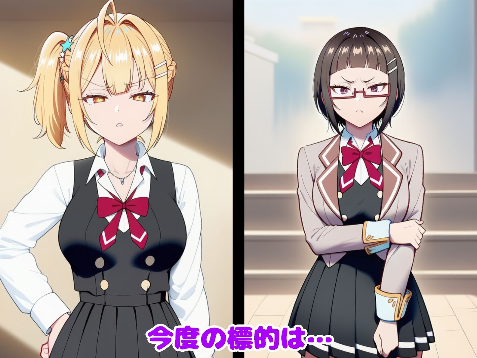 キモメンに支配された生徒会2 サンプル1ページ目
